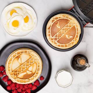 Uncanny Brands 900-Watt Marvel's Deadpool Round Red American Waffle Maker WM1-MVX-DPL