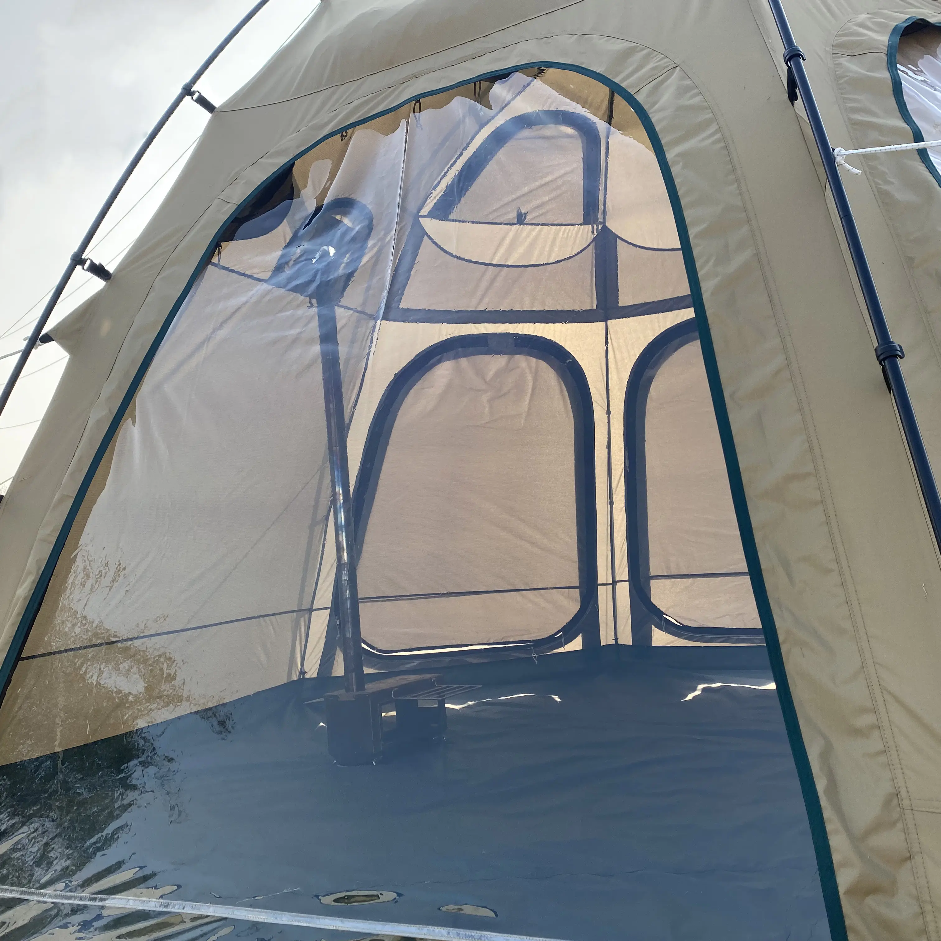 Octagonal spherical tent Outdoor camping equipment high top large space waterproof and windproof tent