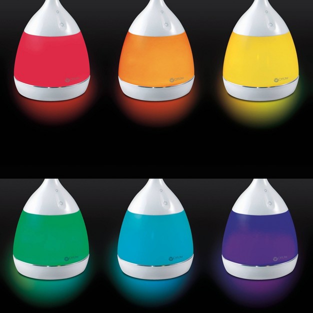 Table Lamp With Mood Color Changing Base includes Led Light Bulb Ottlite