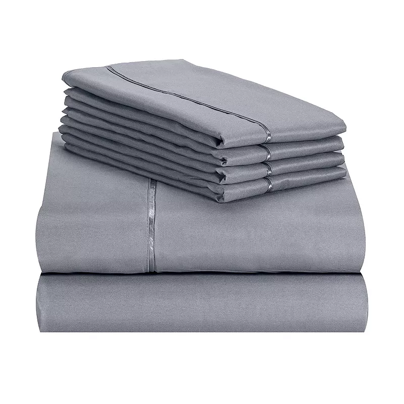 Luxclub's Premium Bed Sheet Set - Silky Soft， Deep Pockets 18， Eco-friendly， Wrinkle-free