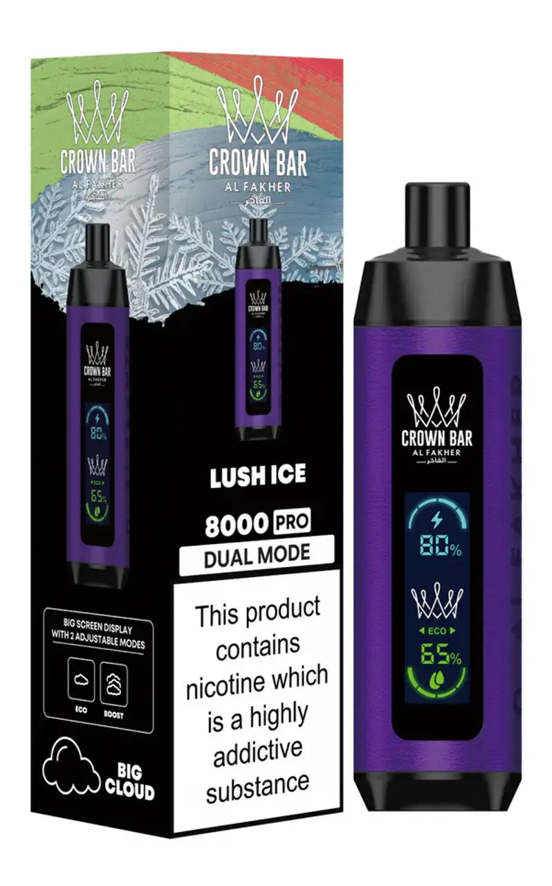 Al Fakher Crown Bar Pro 8000 Disposable