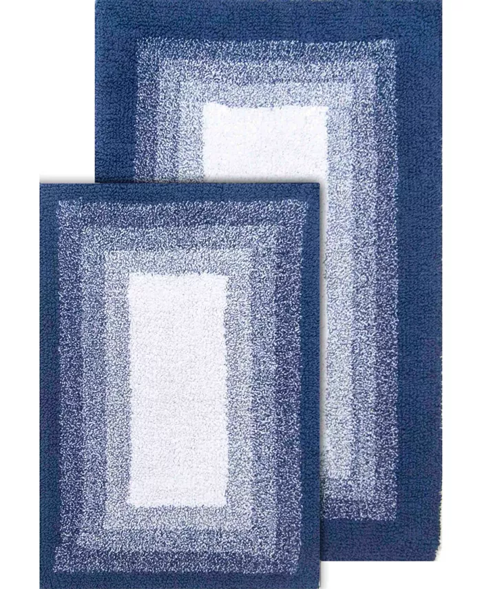 Chesapeake Whitney Ombre Reversible Bath Rug