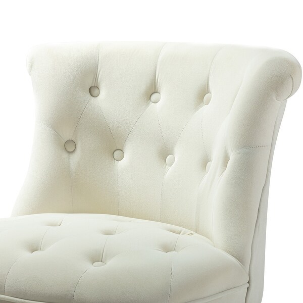 Christi Upholstered Tufted Wingback Accent Chair by HULALA HOME