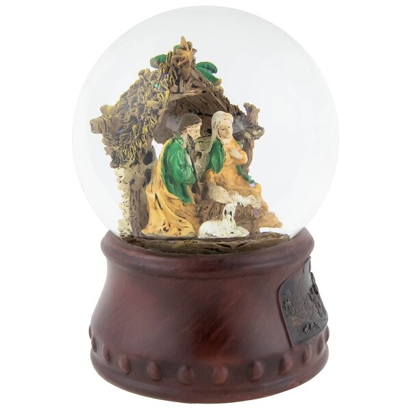 Christmas Nativity Musical Snow Globe