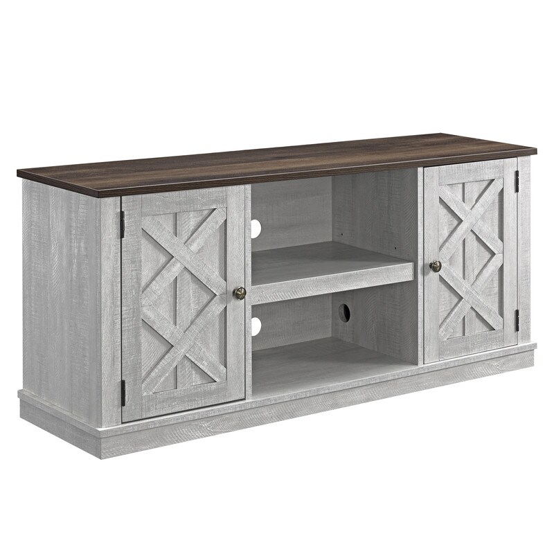 54 in. Raw Wood TV Stand for TVs up to 60 in.