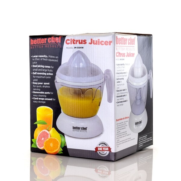 25 Ounce Electric Citrus Juicer in White