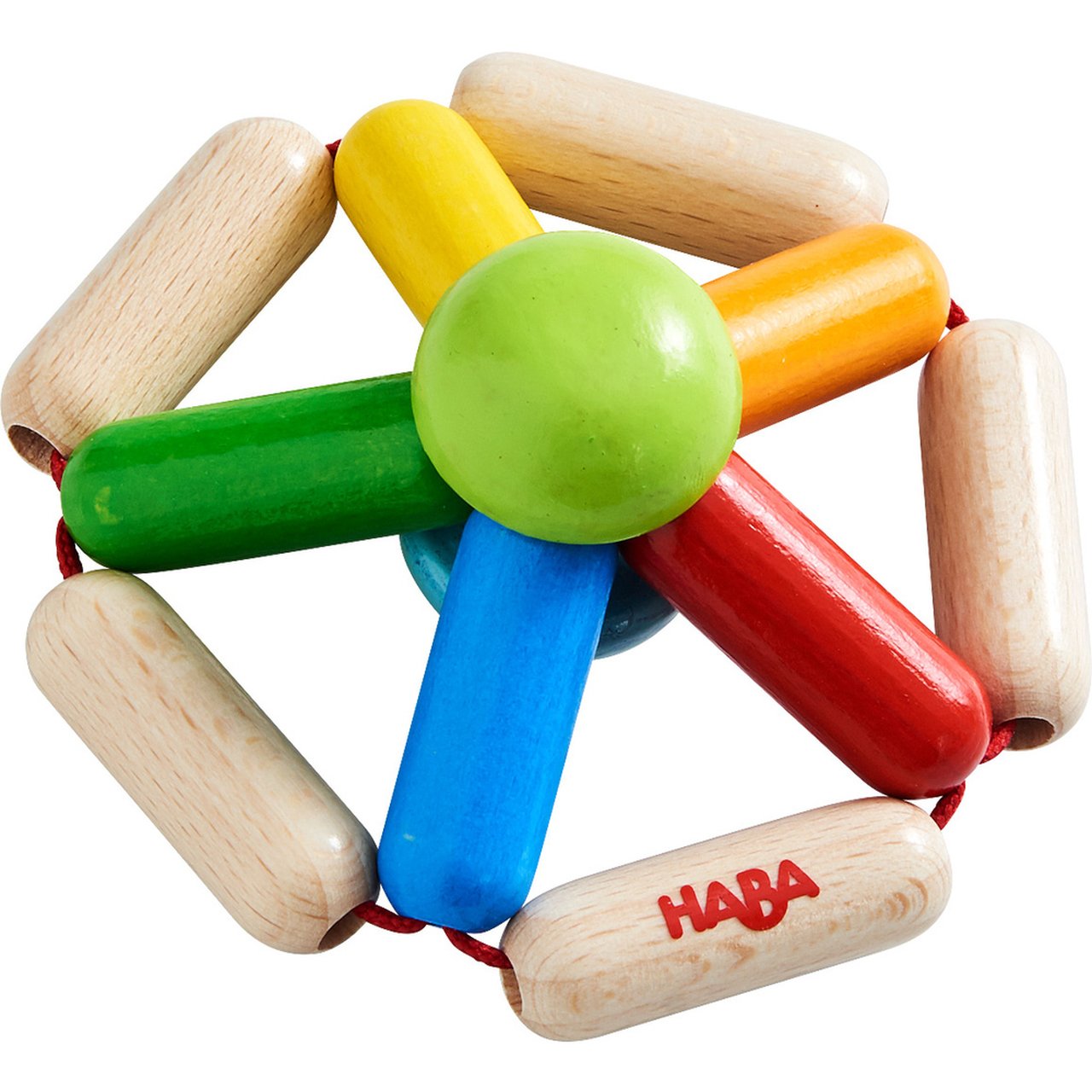 Wooden Clutching Toy - Color Carousel by Haba