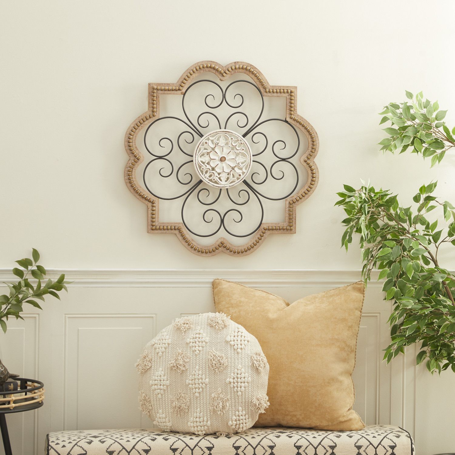 Stella and Eve Scroll Farmhouse Wall Decor