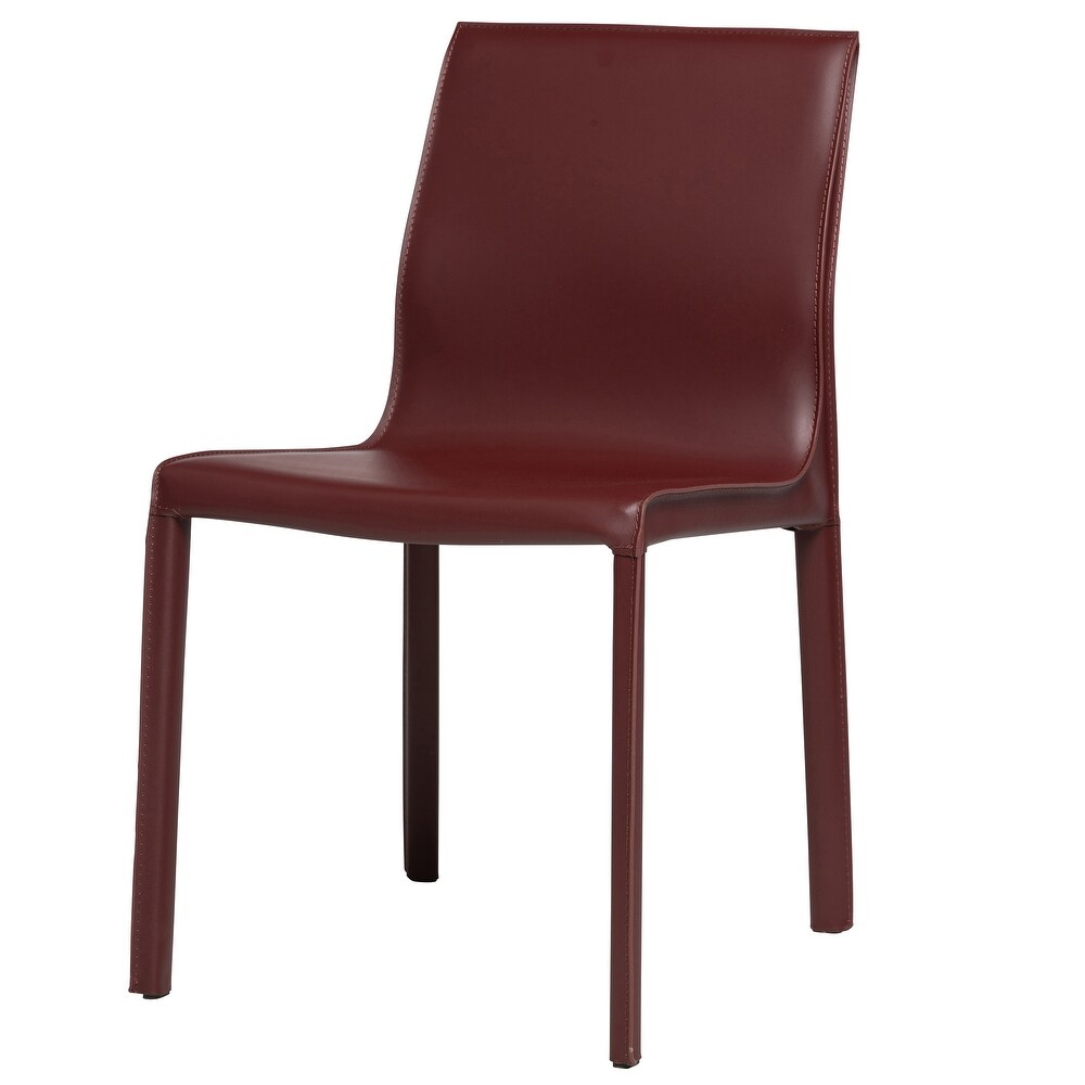 STAN Modern Leather Side Chair