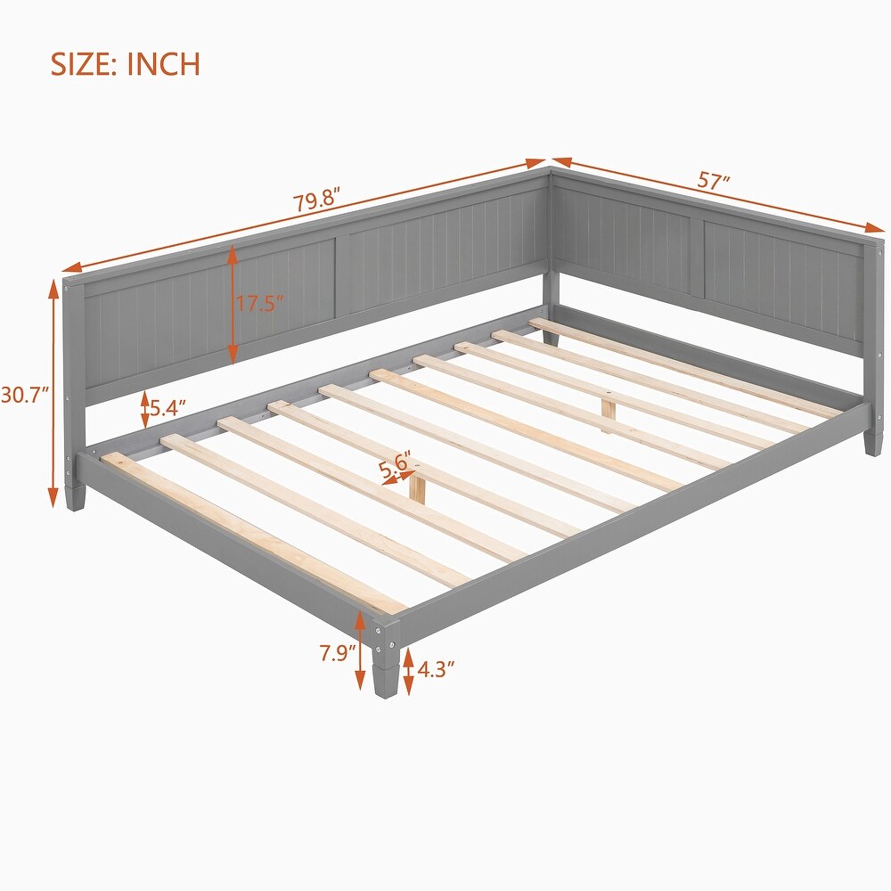 Full Size Wood Daybed  Sofa Bed