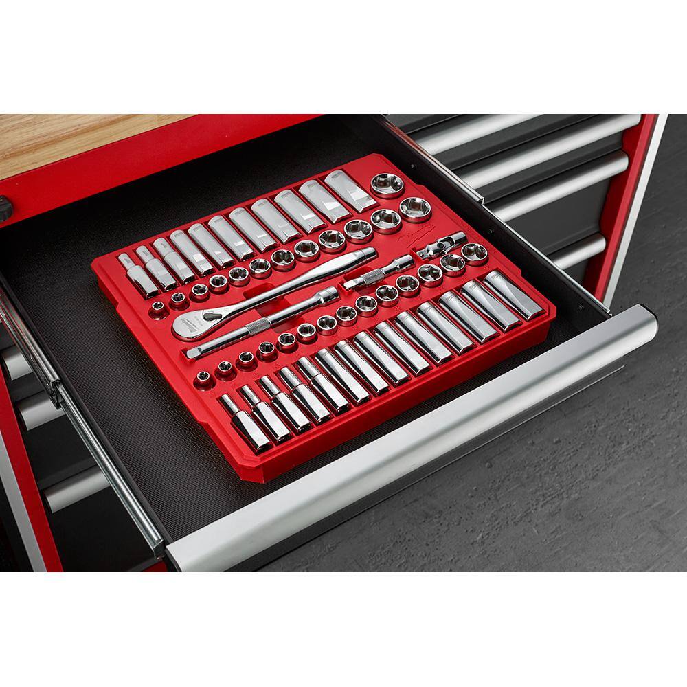 MW Mechanics Tool Set (191-Piece) with High Capacity Rolling Tool Chest 48-22-9489-48-22-8537