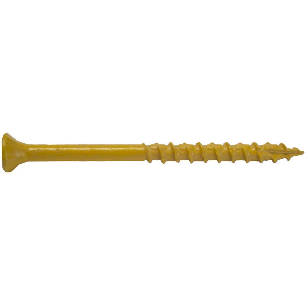 Deckmate #8 x 1-14 in. Star Drive Flat Head Wood Screws - (5 lbs. - pack) 114DMT5