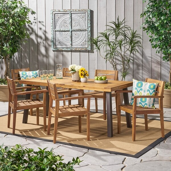 Avon Acacia Outdoor 7piece Patio Dining Set by Christopher Knight Home