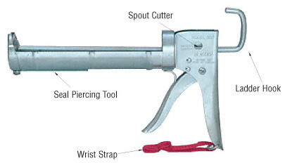 CRL KM27RD Newborn Ratchet Rod Caulking Gun