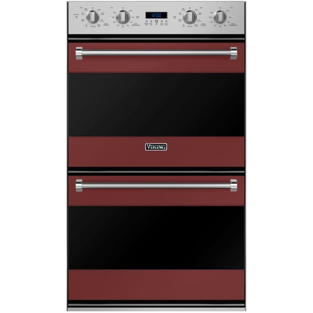 Viking 30-inch, 8.6 cu.ft. Built-in Double Wall Oven with TruConvec Convection Cooking RVDOE330KA