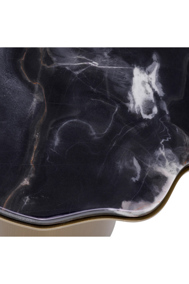 Free Form Marble Side Table  Eichholtz Shapiro   Contemporary   Side Tables And End Tables   by Oroa   Distinctive Furniture  Houzz