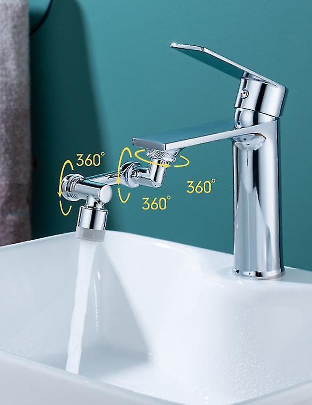 Universal Faucet Extenders 1080 Faucet Aerator Washbasin Tap Extender Rotary Robot Arm Faucet