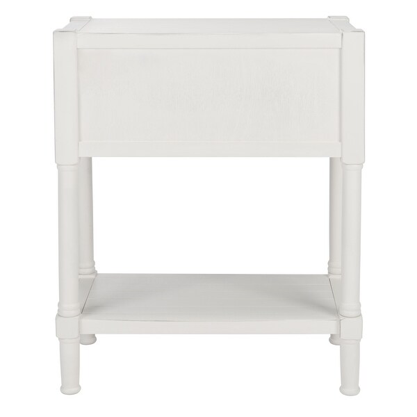 SAFAVIEH Filbert Distressed White 3-Drawer Console Table