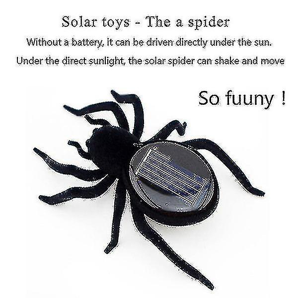 Automatic Solar Spider Educational Robot Insect Gadget Trick Moving Toy For Kids