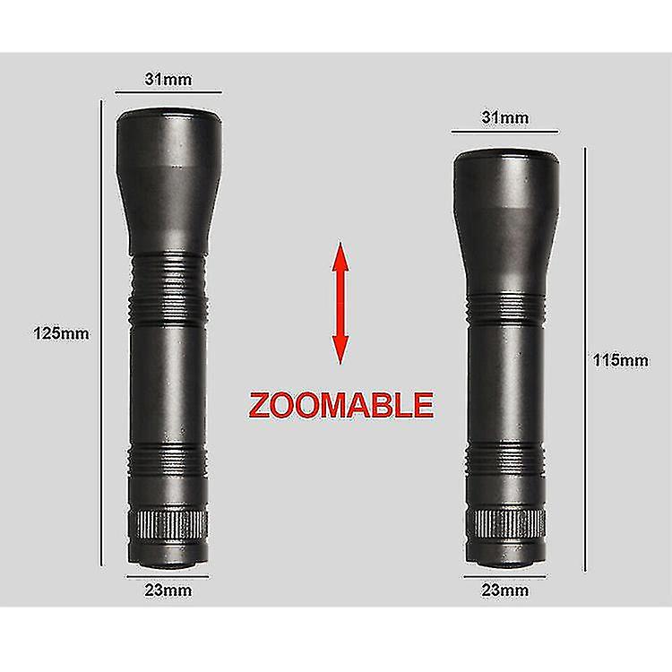 Rechargeable Flashlight Black Light 5w Ultra-violet Led For Identifying Authentication/counterfeit Currency Inspecting Hotel Rooms 3 Pieces Betterlife