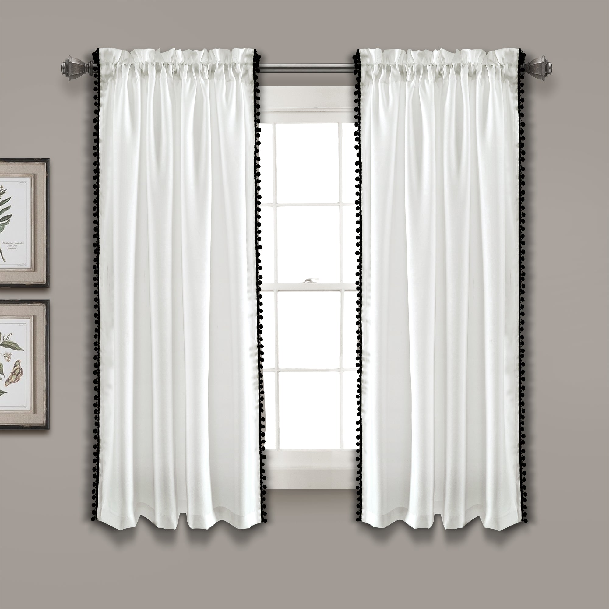 Pom Pom Window Curtain