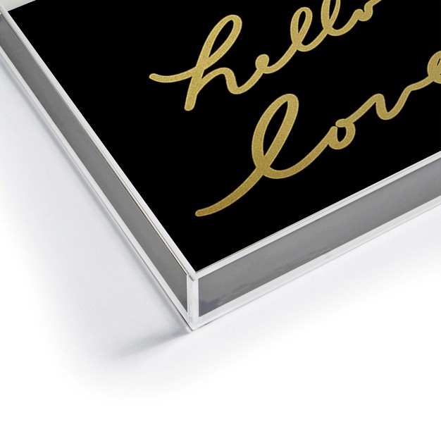 Lisa Argyropoulos Hello Love Acrylic Tray Deny Designs