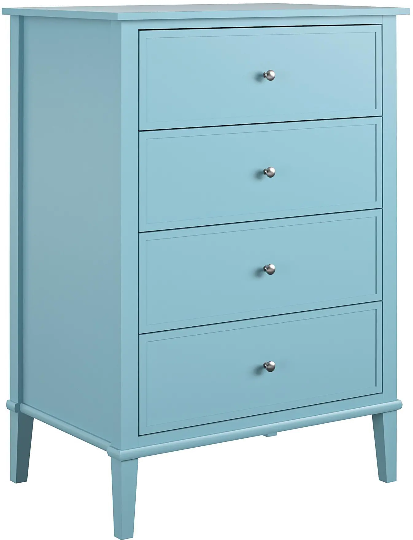 Franklin Transitional Blue 4-Drawer Dresser