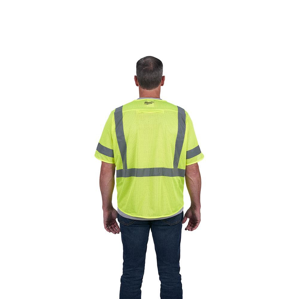 MW High Vis Safety Vest Class 3 Mesh 48-73-5131M910 from MW