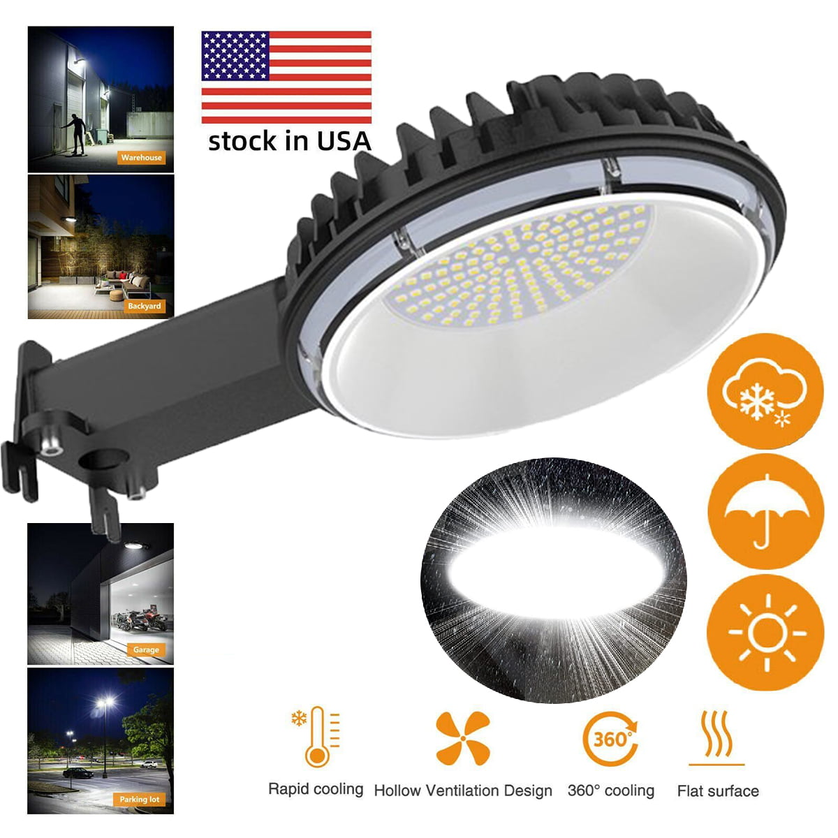 LED Barn Light Dusk to Dawn Outdoor Lighting 150W Barn Lights Outdoor IP65 Waterproof Area Street Light for Farmhouse Barns Garage Yard Warehouse Outdoor Security Lighting Outdoor Dusk to Dawn Lights