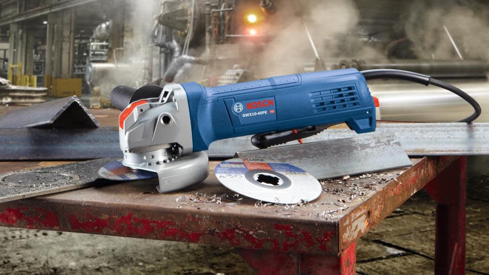 Bosch 4-1/2 In. X-LOCK Ergonomic Angle Grinder with Paddle Switch GWX10-45PE from Bosch