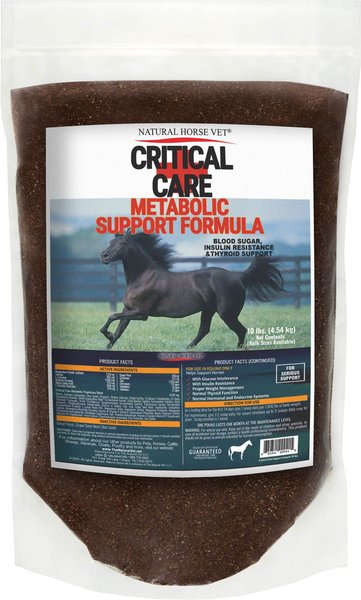 Natural Horse Vet Critical Care Metabolic Support Formula Horse Supplement