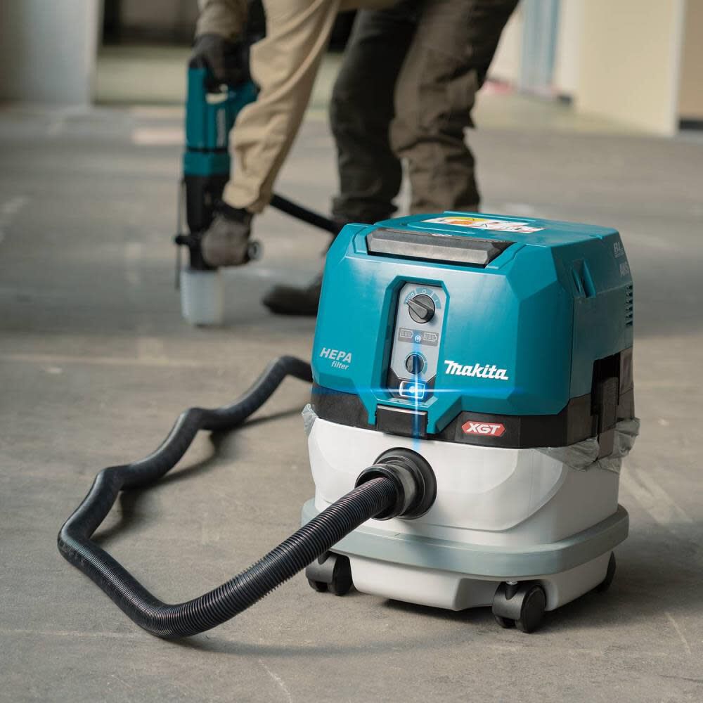 Makita 40V max XGT 2.1 Gallon HEPA Dry Dust Extractor AWS Bare Tool GCV02ZU from Makita