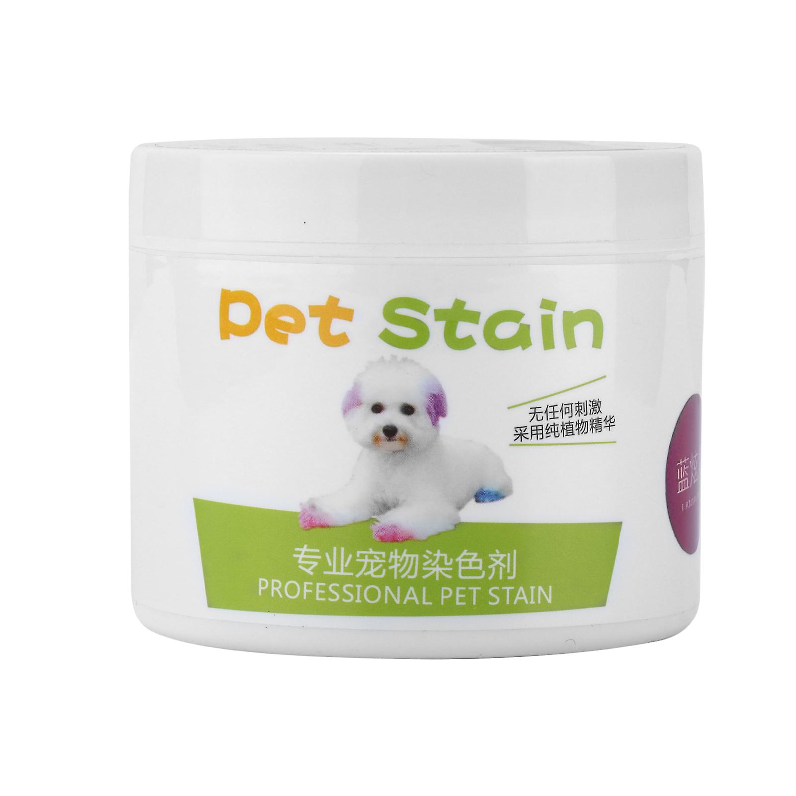 Pet Hair Dye Non Toxic Temporary Dog Fur Coloring Agent For Small Pet Hair Dyingblue Hyun Purple 100ml