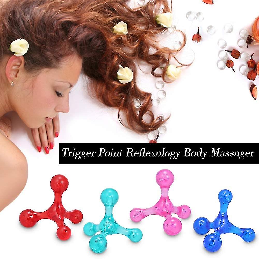 Self-massage Mini Massager 4 Head Massage Tool Body Massager