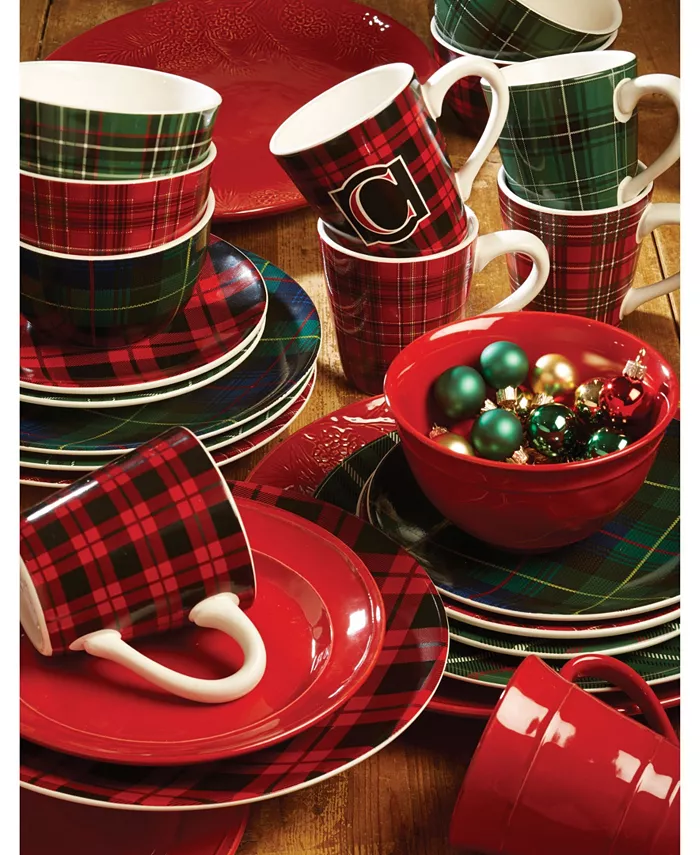 Certified International Christmas Plaid Collection