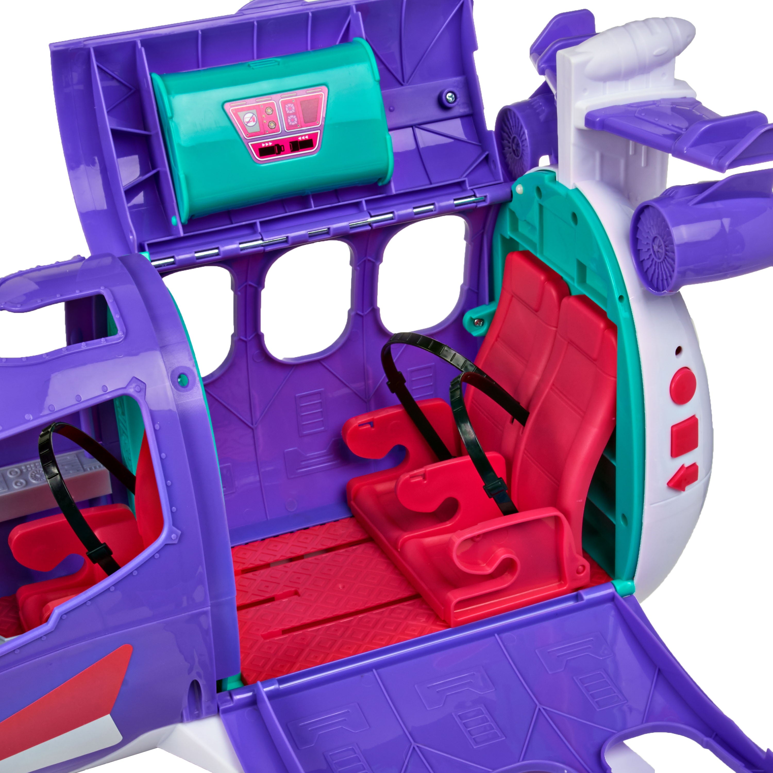 Kid Connection Jet Plane & Pilot Play Set, Dark Skin Tone, 54 Pieces