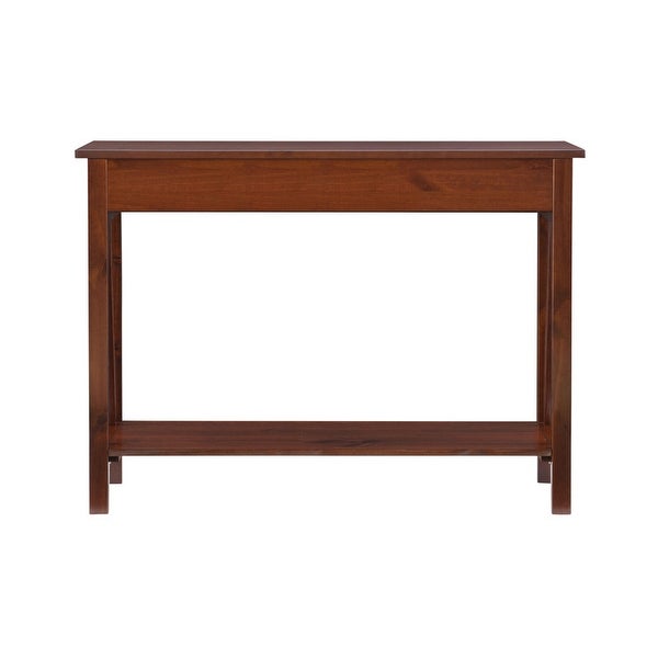 Copper Grove Newborough Antique Tobacco Console Table