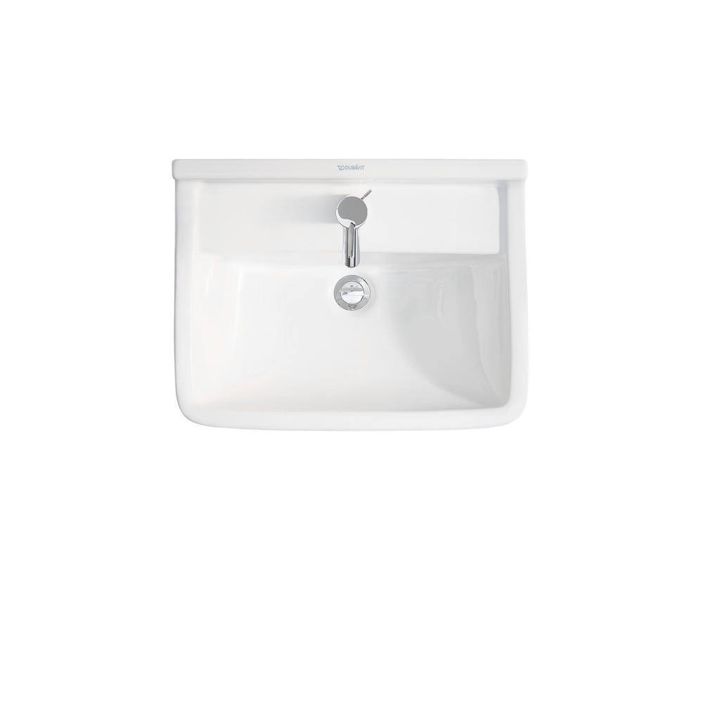 Duravit 21.63 in. Ceramic Retangular Vessel Sink in White 0300550000