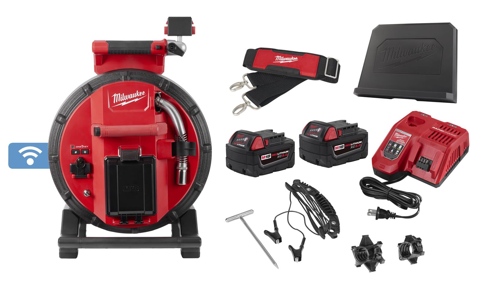 Milwaukee Tool 2972-22 Milwaukee M18 Flexible Pipeline Inspection Scope System