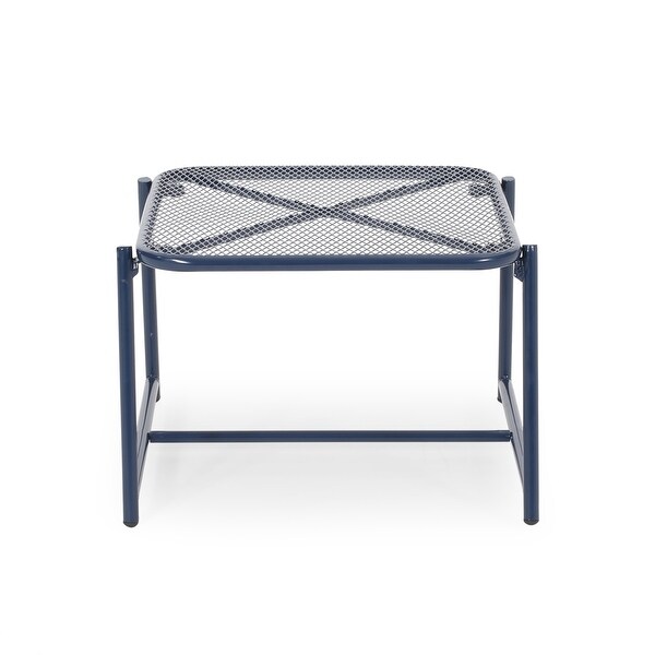 Bucknell Outdoor Iron Metal Mesh Side Table by Christopher Knight Home