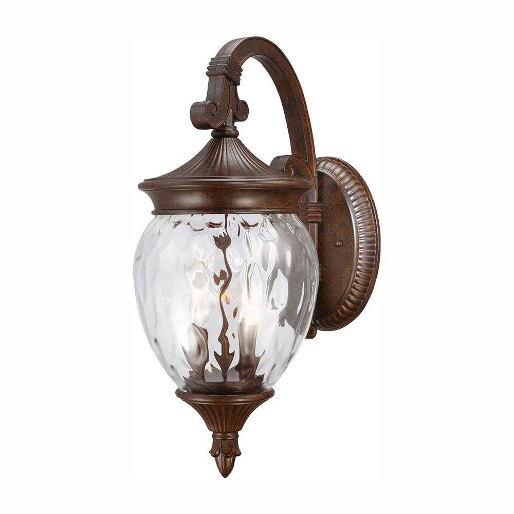 Home Decorators Collection 1-Light Prairie Bronze Outdoor Wall Lantern Sconce 23109