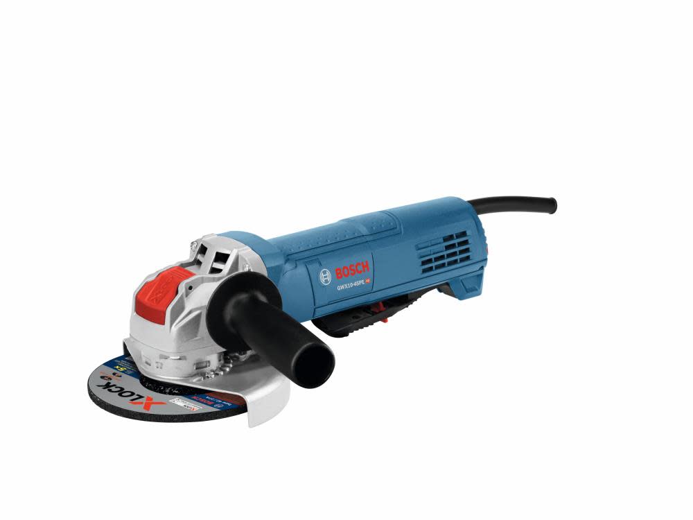 Bosch 4-1/2 In. X-LOCK Ergonomic Angle Grinder with Paddle Switch GWX10-45PE from Bosch