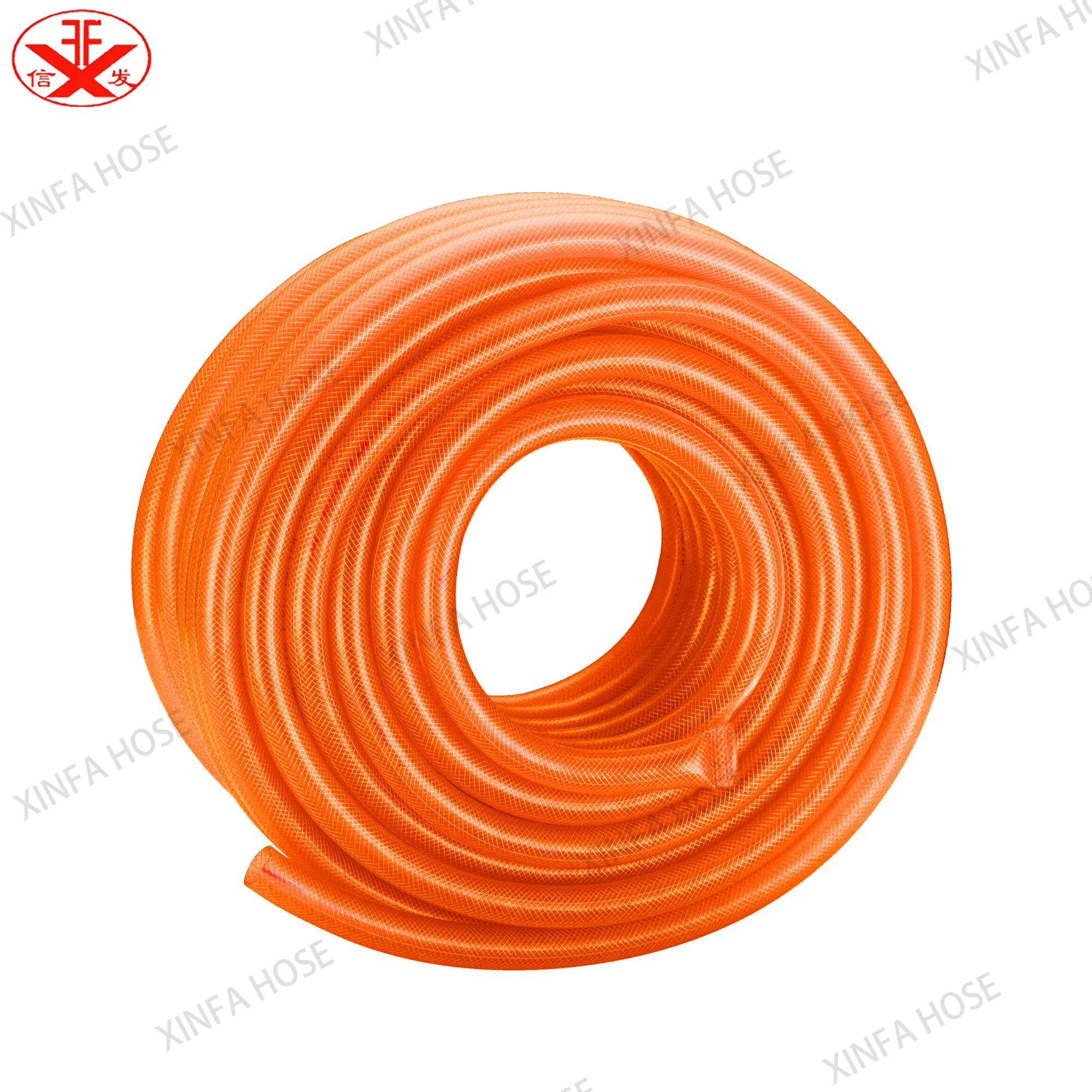 orange color pipe with quick connect PVC Customized water hose pipe Garden hose