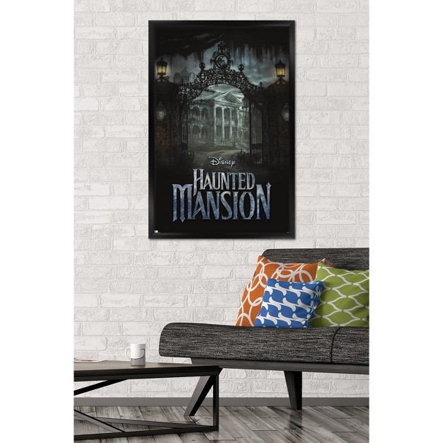 Trends International Disney Haunted Mansion Mansion Framed Wall Poster Prints