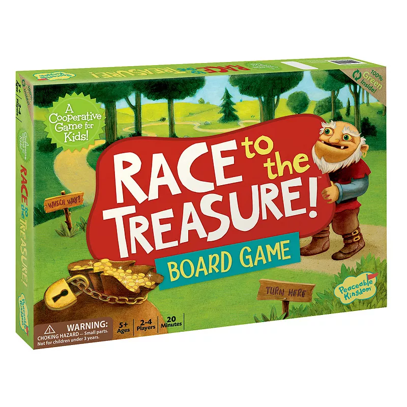 Race To The Treasure! Board Game by Peaceable Kingdom