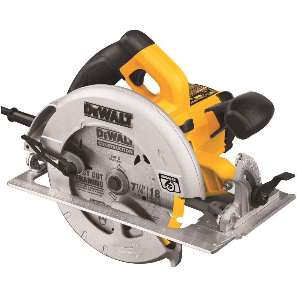 DW 7-1/4-in Lightweight Circular Saw with Electric Brake DWE575SB from DW