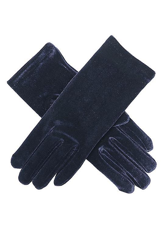 Women's Short Velvet Evening Gloves