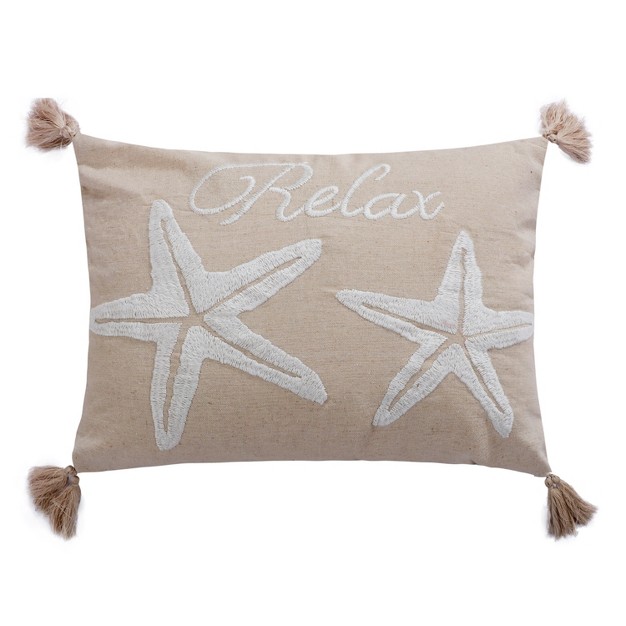 San Sebastian Relax Starfish Decorative Pillow Levtex Home