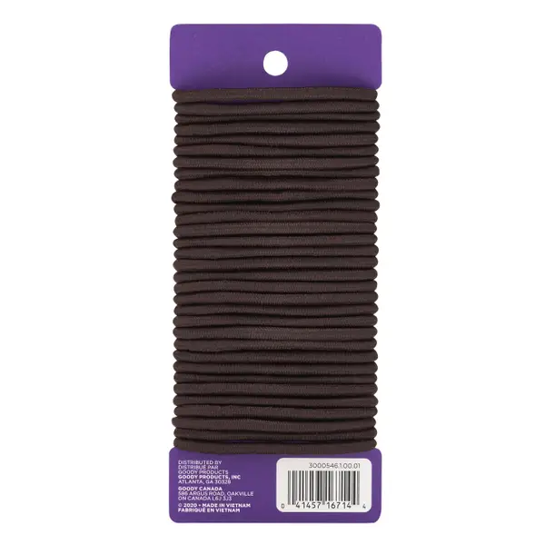 Goody 32-Count 4mm Ouchless Braided Hair Elastics for Medium Hair