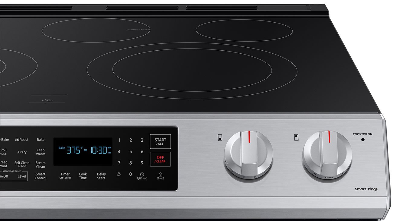  ADA 6.3 Cu. Ft. Fingerprint Resistant Stainless Steel Smart Slide-In Electric Range With Air Fry and Convection